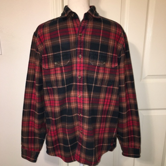 J. Crew Heavyweight Flannel Shirt - Picture 1 of 4